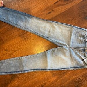 Pac Sun ankle jeggings w Fringe-